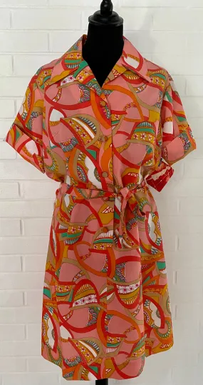 1960s Forever Priest By Peggy Gee Shirt Dress