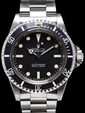 1982 Rolex Submariner (Ref. 5513) Mk. V MAXI