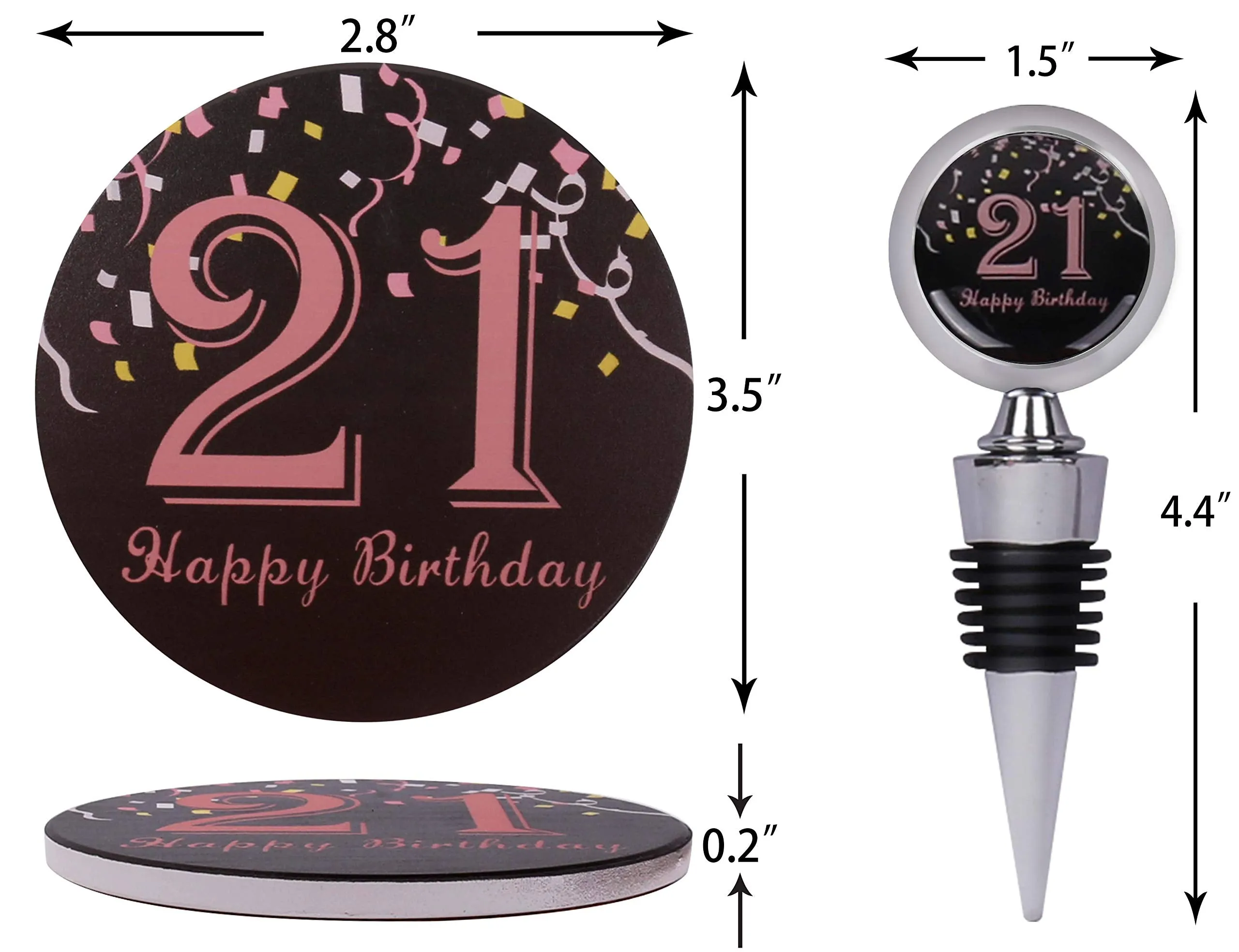 21stBirthday Gifts for Women,21stBirthday Decorations for Women, Turning 21Gifts