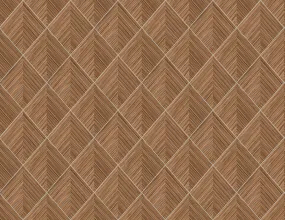 3D Pyramid Faux Grasscloth Wallpaper in Bronze