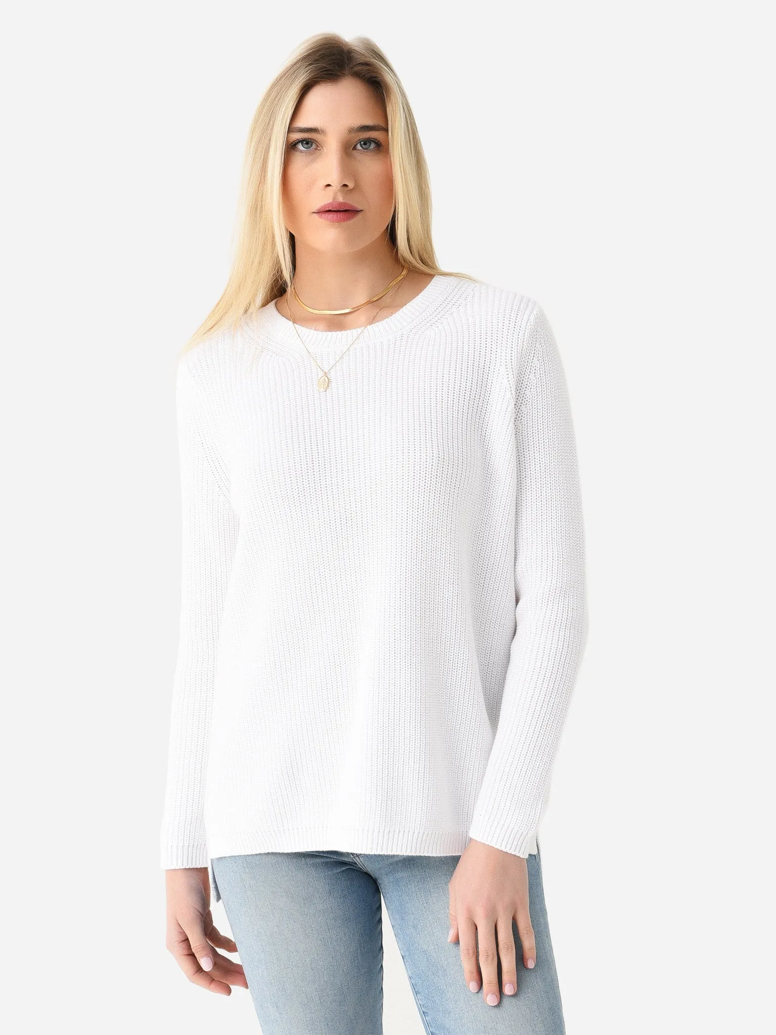 525 America Women's Emma Shaker Stitch Sweater