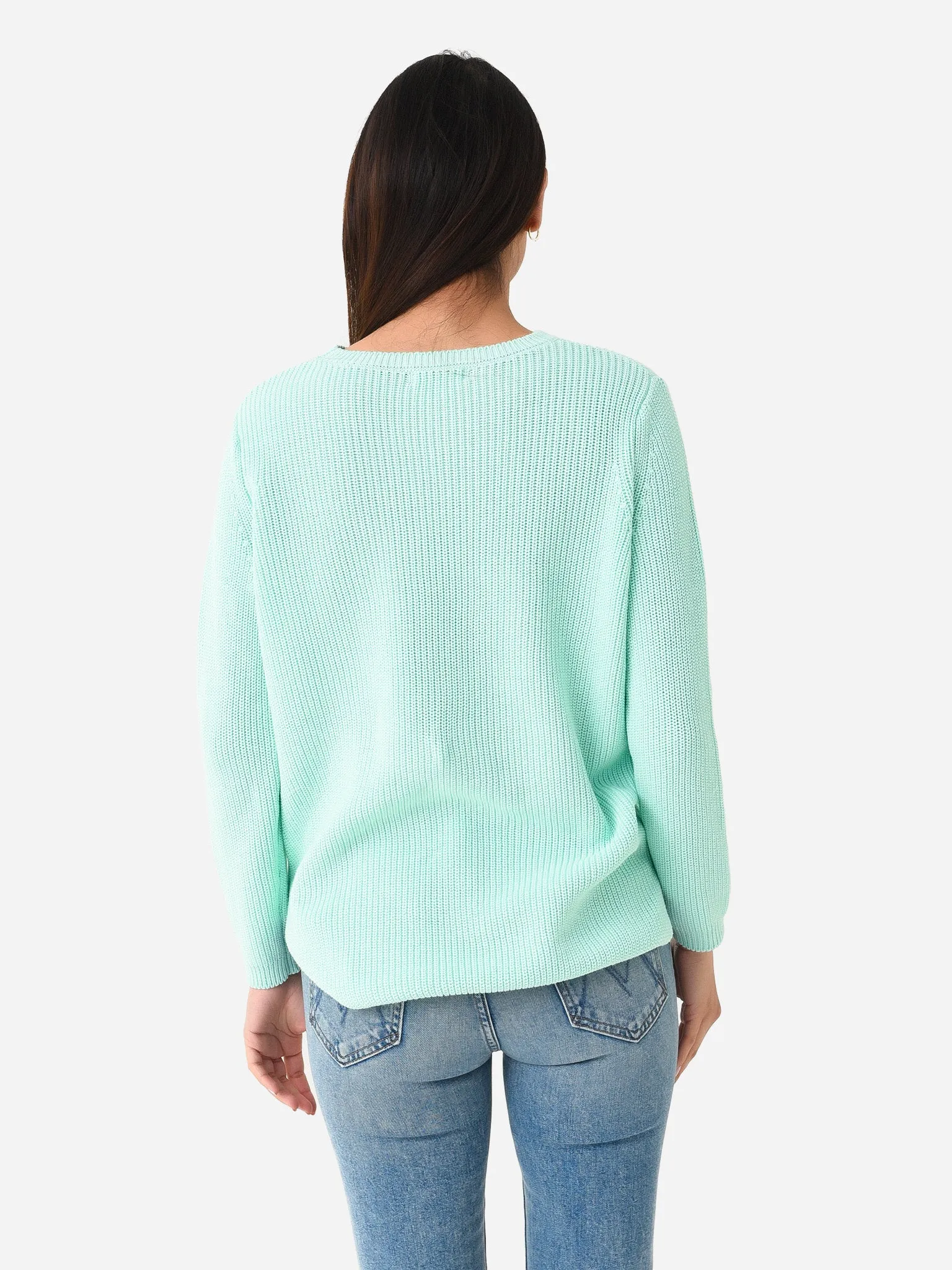 525 America Women's Emma Shaker Stitch Sweater