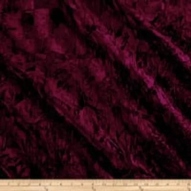 58/60 Inch Wide High-Quality Stretch Crushed Velvet Fabric By The Yard