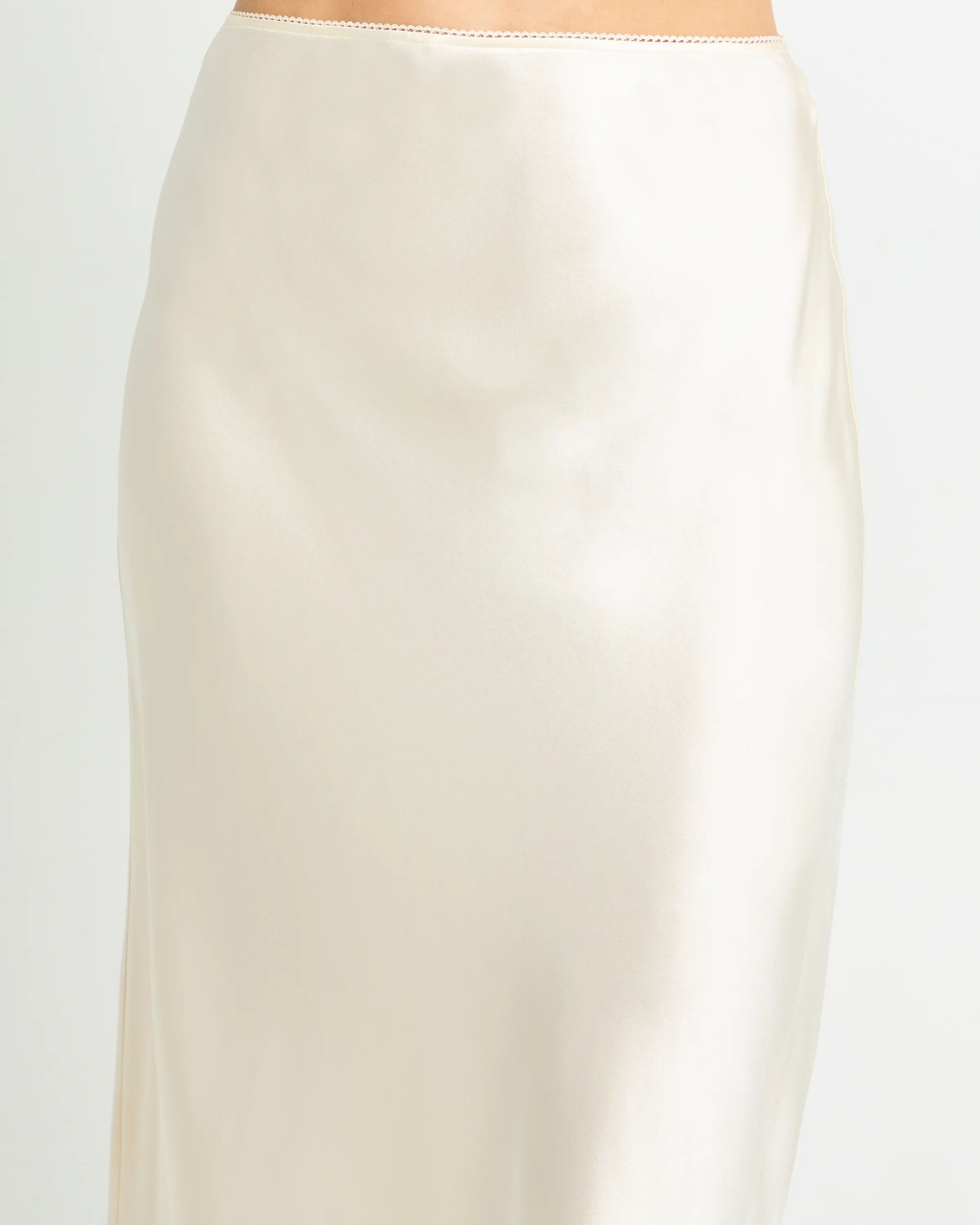 Alaia Silk Midi Skirt