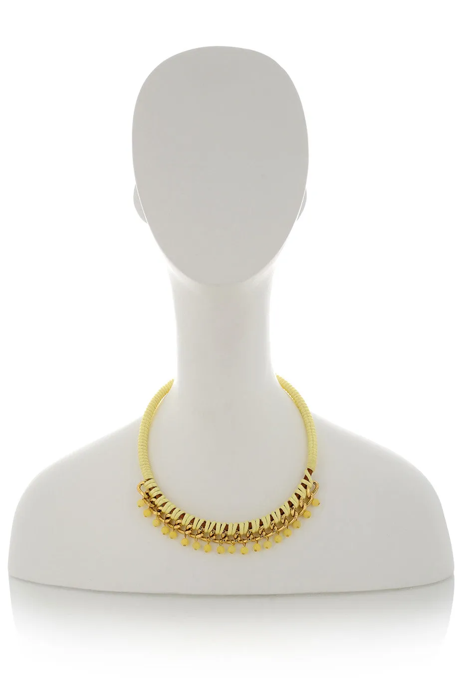 ALBERTO GALLETI ELLIE Yellow Chain Necklace