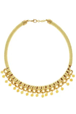 ALBERTO GALLETI ELLIE Yellow Chain Necklace