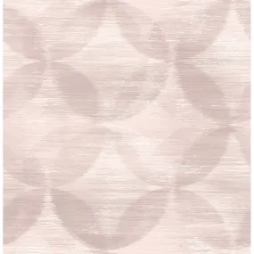 Alchemy Geometric Wallpaper in Blush from the Celadon Collection