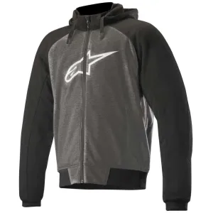 Alpinestars Men’s Chrome Sport Anthracite, Black and White Hoodie