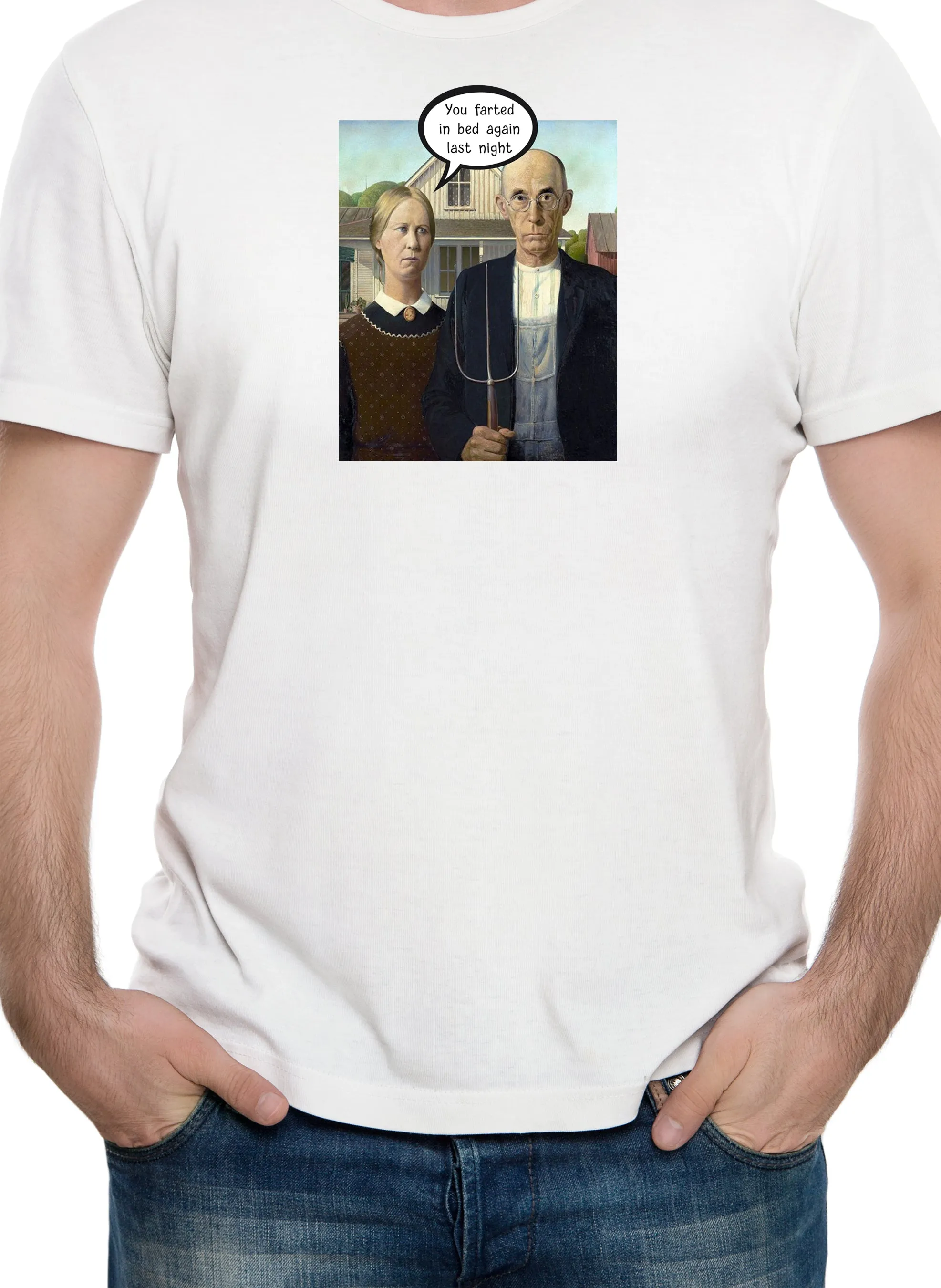 American Gothic Farts T-Shirt