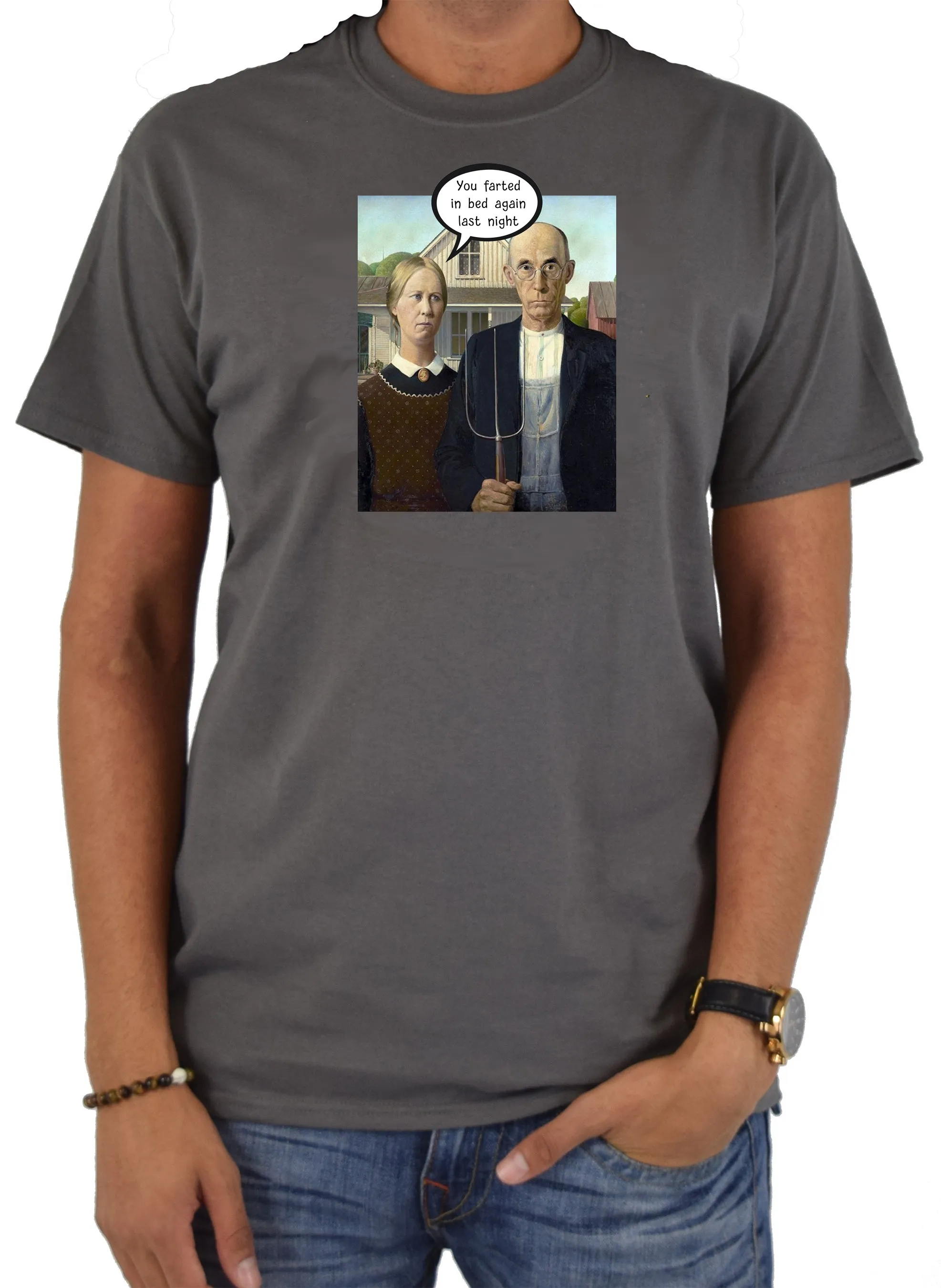 American Gothic Farts T-Shirt