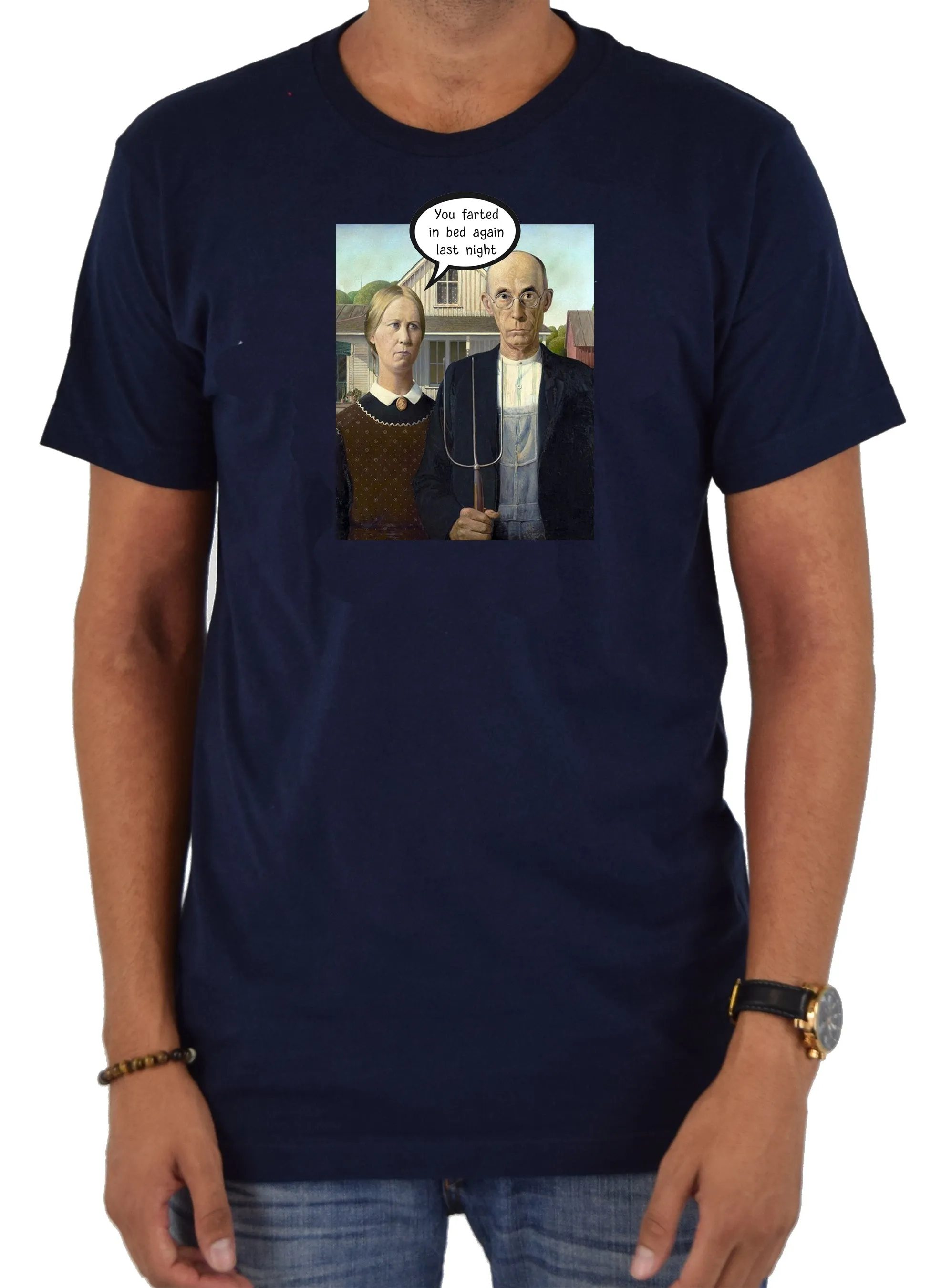 American Gothic Farts T-Shirt