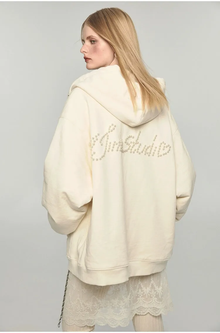 Arctic Velvet Lined Knitted Zip-up Hoodie