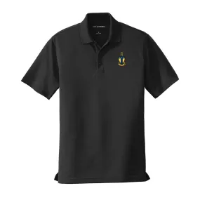 ATO Crest Black Performance Polo