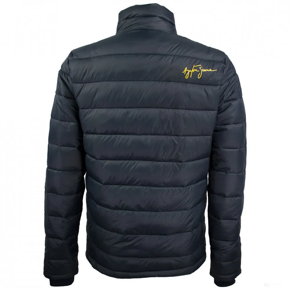 Ayrton Senna Jacket, Padded Track, Blue, 2018