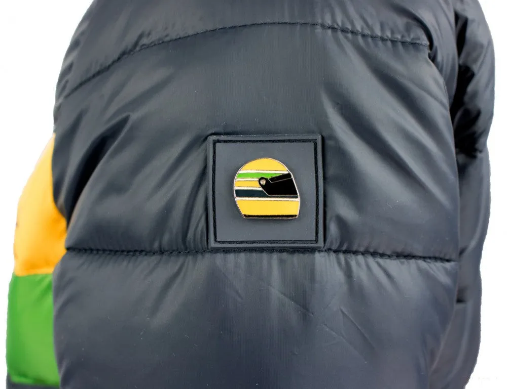 Ayrton Senna Jacket, Padded Track, Blue, 2018