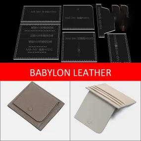 BABYLON™ Leather Card Holder Wallet Pattern AAB-360