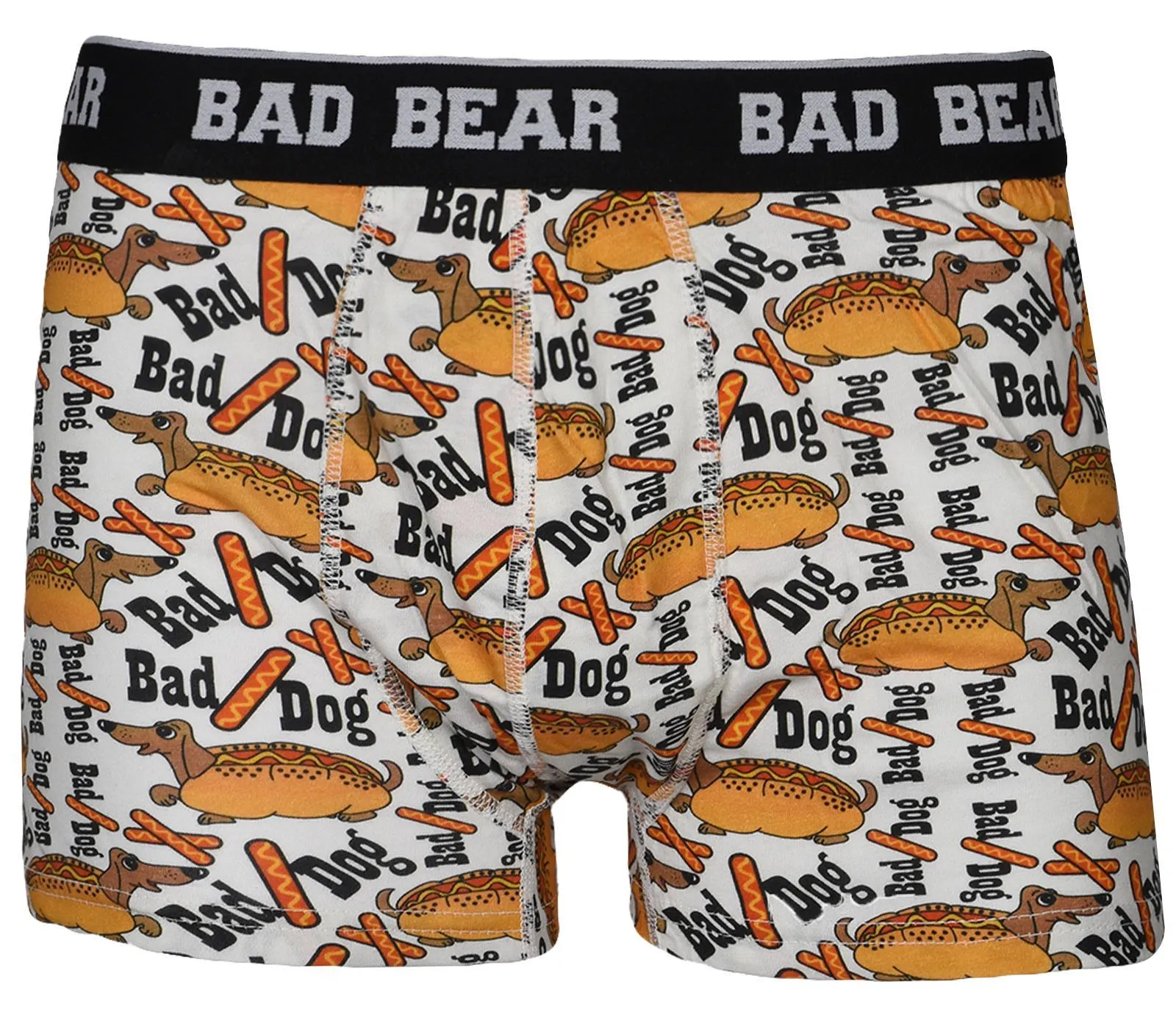 Bad Bear Kids Novelty 3 Pack Cotton Boxer Trunks