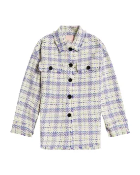 BAPY TARTAN SHIRT JACKET LADIES