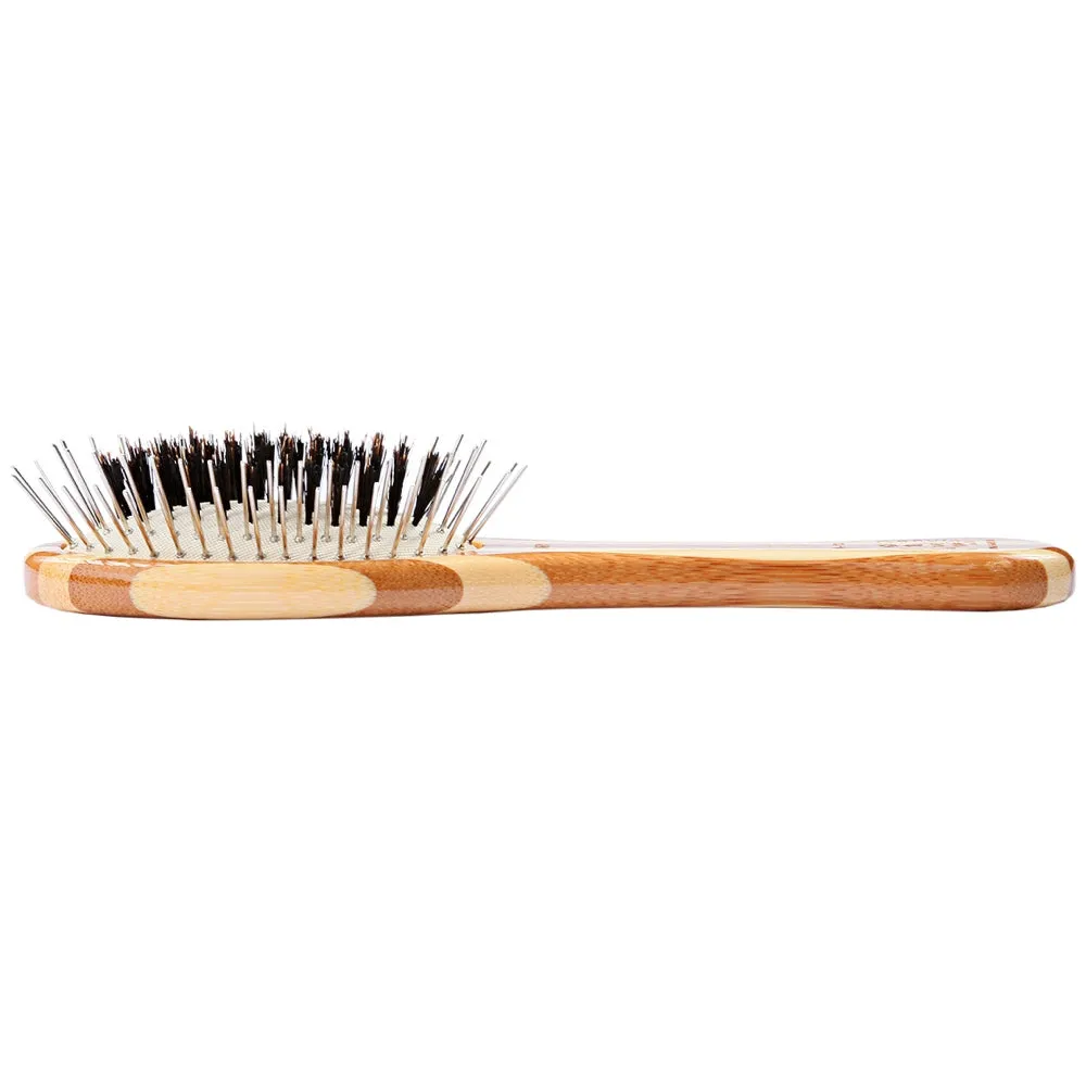 Bass Brushes Hybrid Groomer Striped Brush For Cats & Dogs (Small)