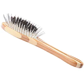 Bass Brushes Hybrid Groomer Striped Brush For Cats & Dogs (Small)