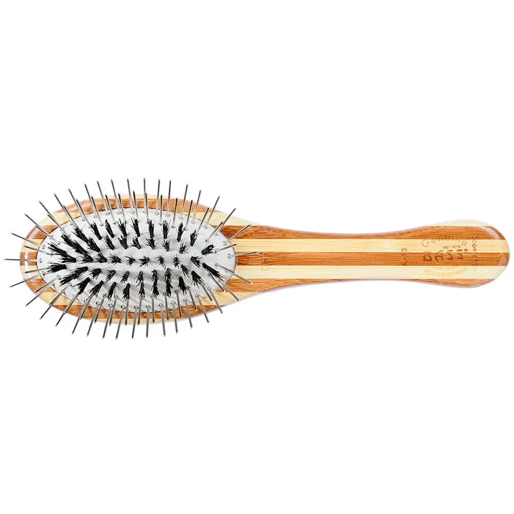 Bass Brushes Hybrid Groomer Striped Brush For Cats & Dogs (Small)