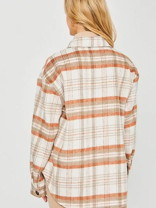 Be the Envy Must Have Plaid Shacket