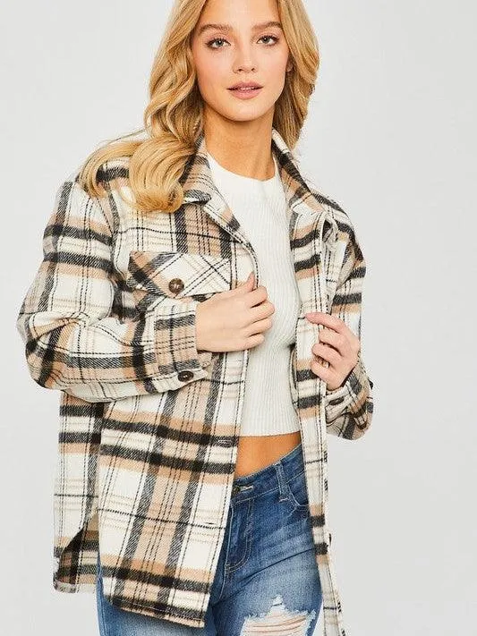 Be the Envy Must Have Plaid Shacket