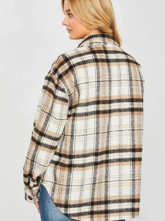 Be the Envy Must Have Plaid Shacket