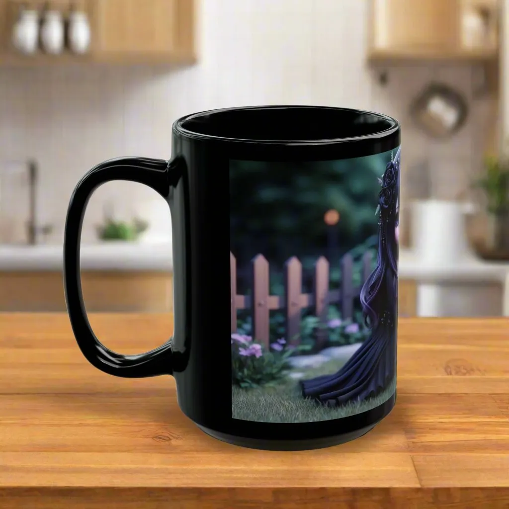 Bewitching Night Gothic Ceramic Mug – Sip into the Enchantment