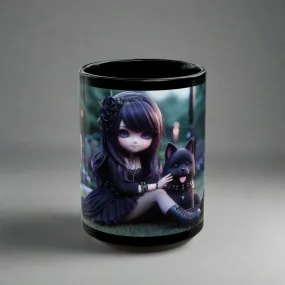 Bewitching Night Gothic Ceramic Mug – Sip into the Enchantment