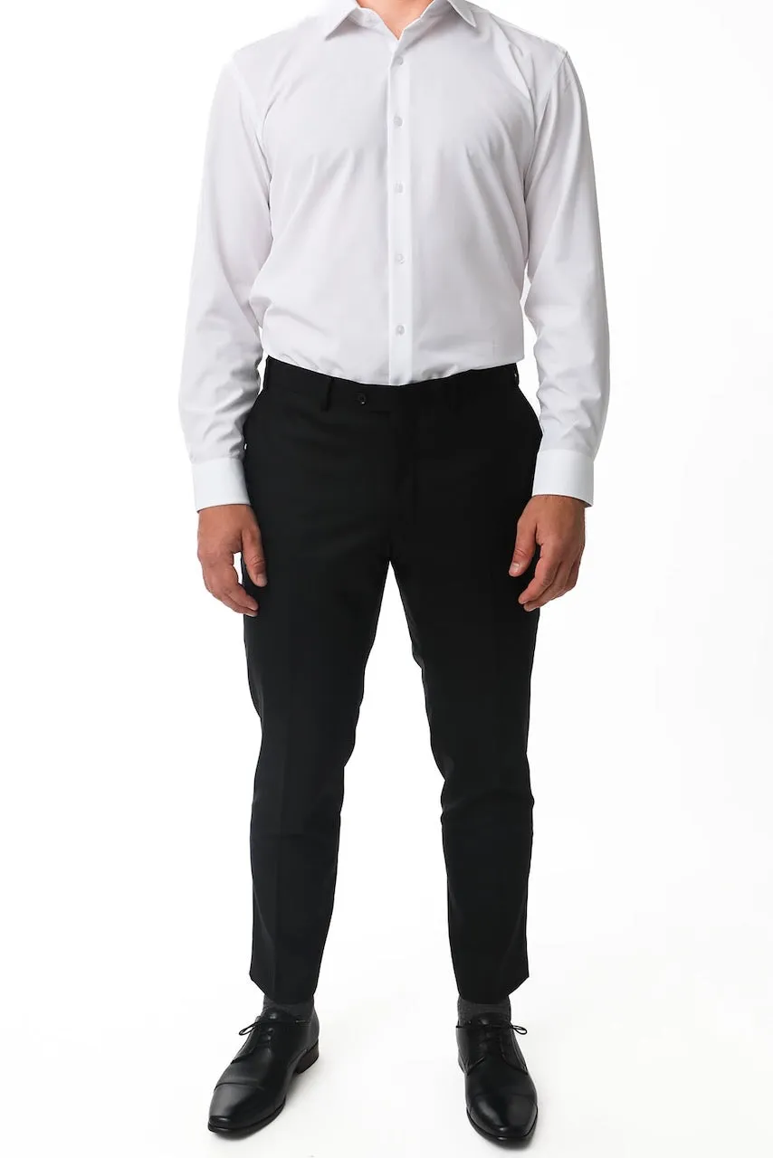 Black Stretch Premium Suit Pants