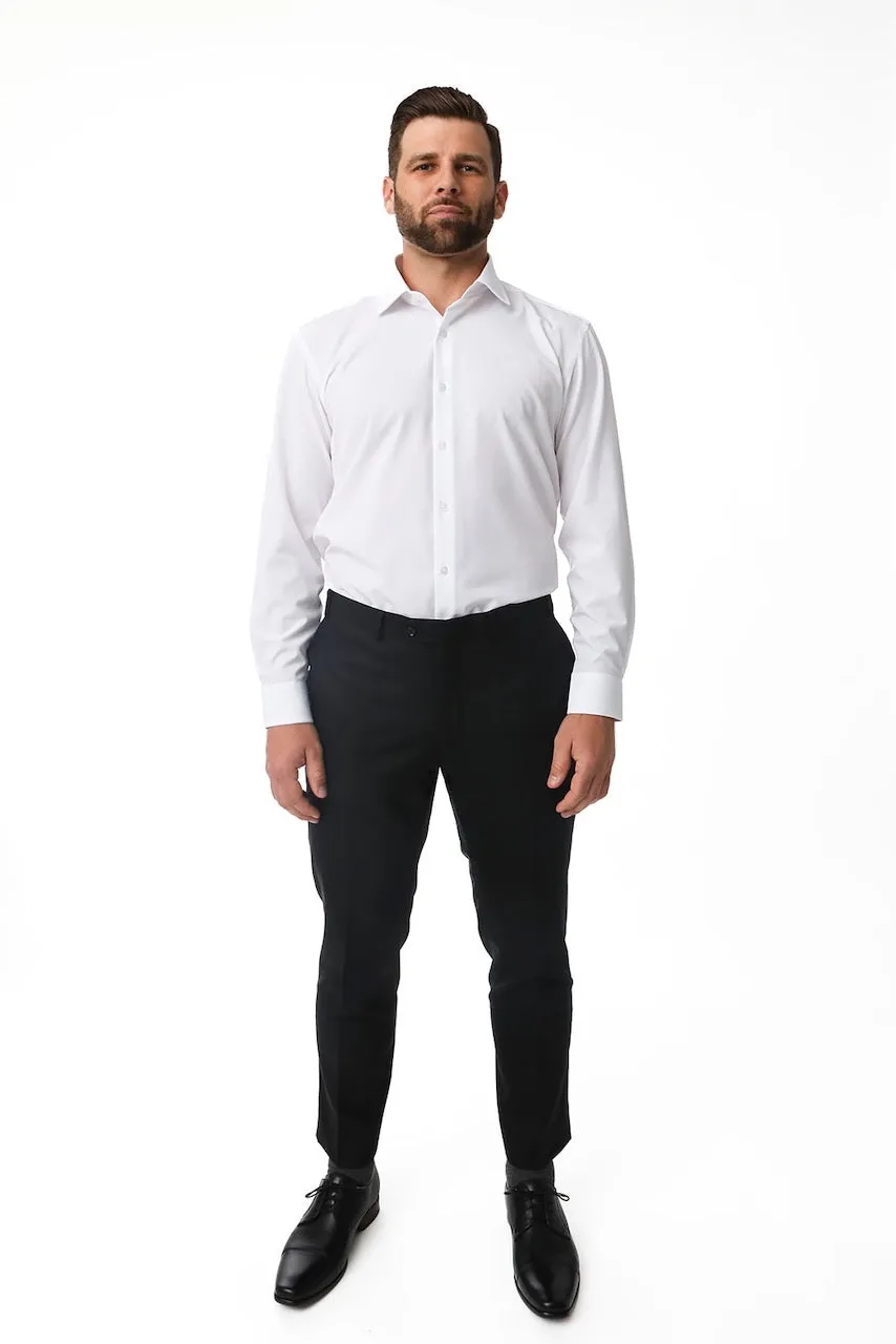 Black Stretch Premium Suit Pants