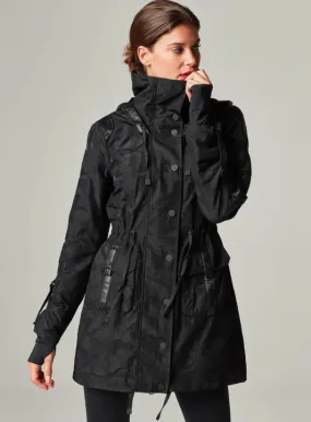 Blanc Nior Camo Anorak - Black