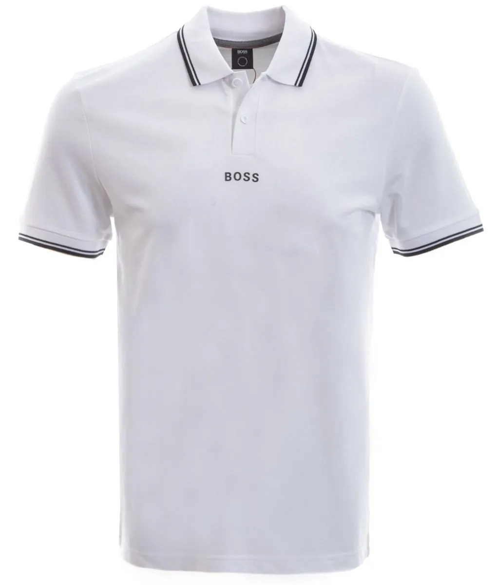 BOSS PChup 1 Polo Shirt in White