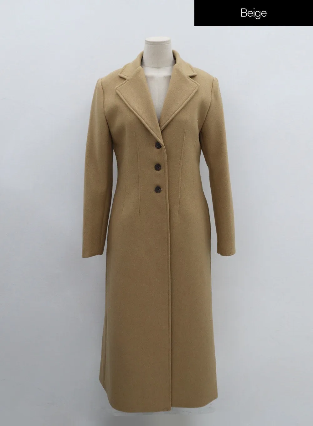 Button Long Coat IO31