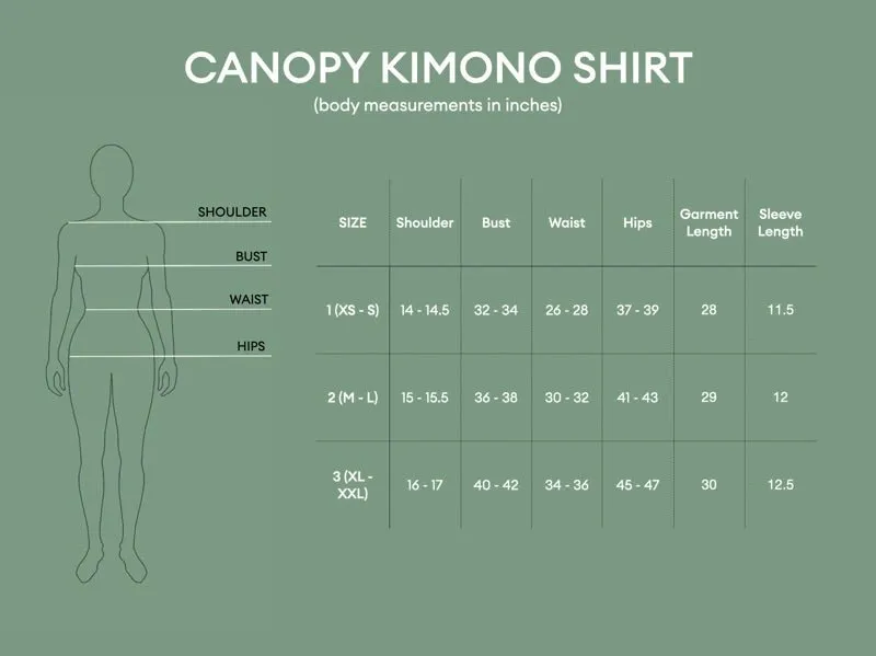 Canopy Kimono Shirt - Black