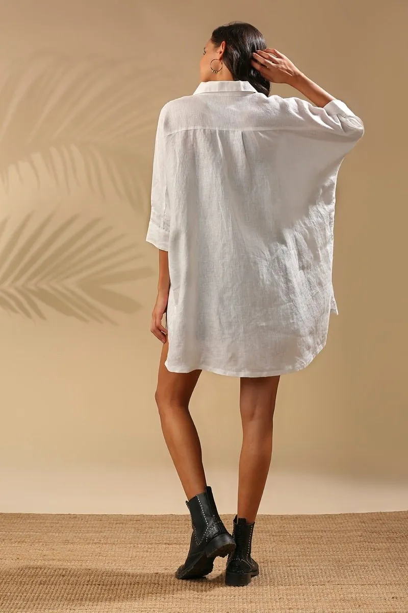 Canopy Kimono Shirt - White