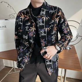 Coconut Flower Black Jacket