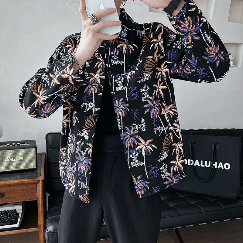 Coconut Flower Black Jacket