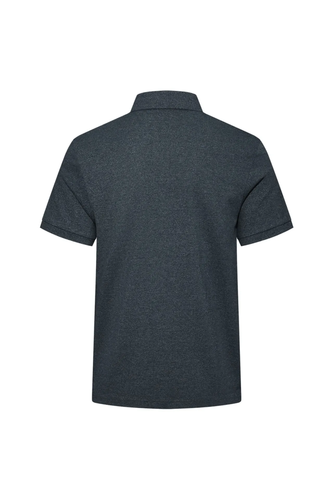 Cotton Blend Smart Fit Jacquard Short Sleeve Polo Tee