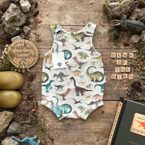 Dawn Of The Dino Bloomer Romper