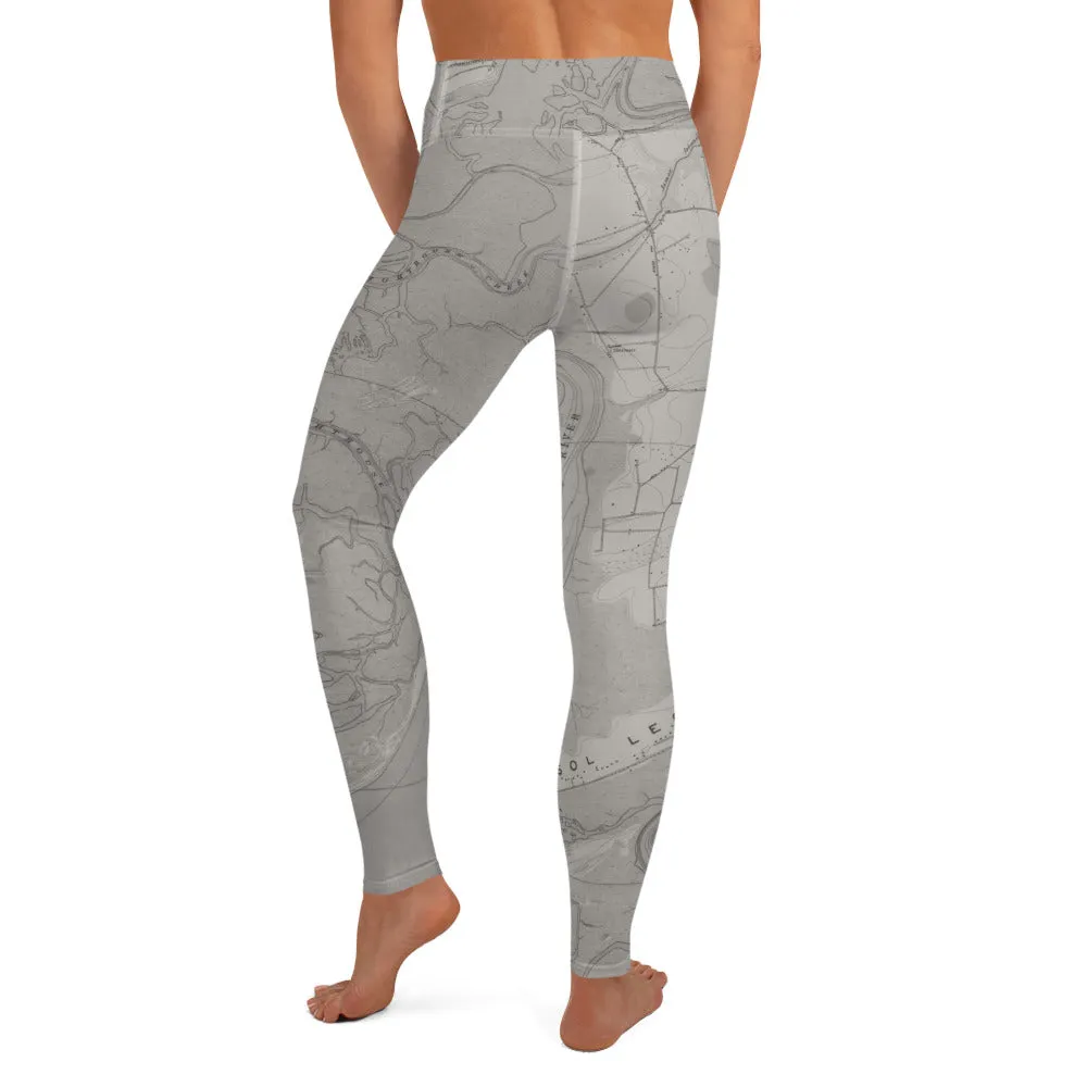 Descendants of the Islands JI Map Heather Grey Leggings