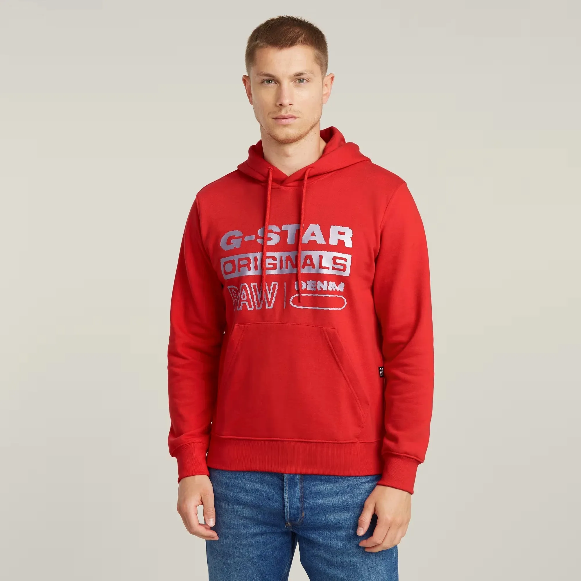 Desstressed Originals Hooded (Red) - D25911-D684-H026