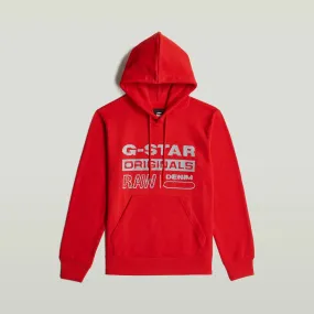 Desstressed Originals Hooded (Red) - D25911-D684-H026