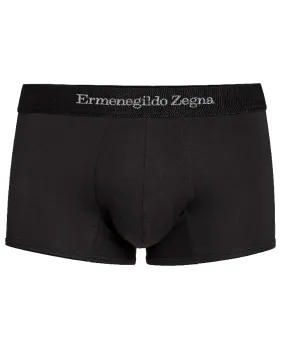 Ermenegildo Zegna Boxer Brief Black Men Underwear Stretch Cotton XXXL