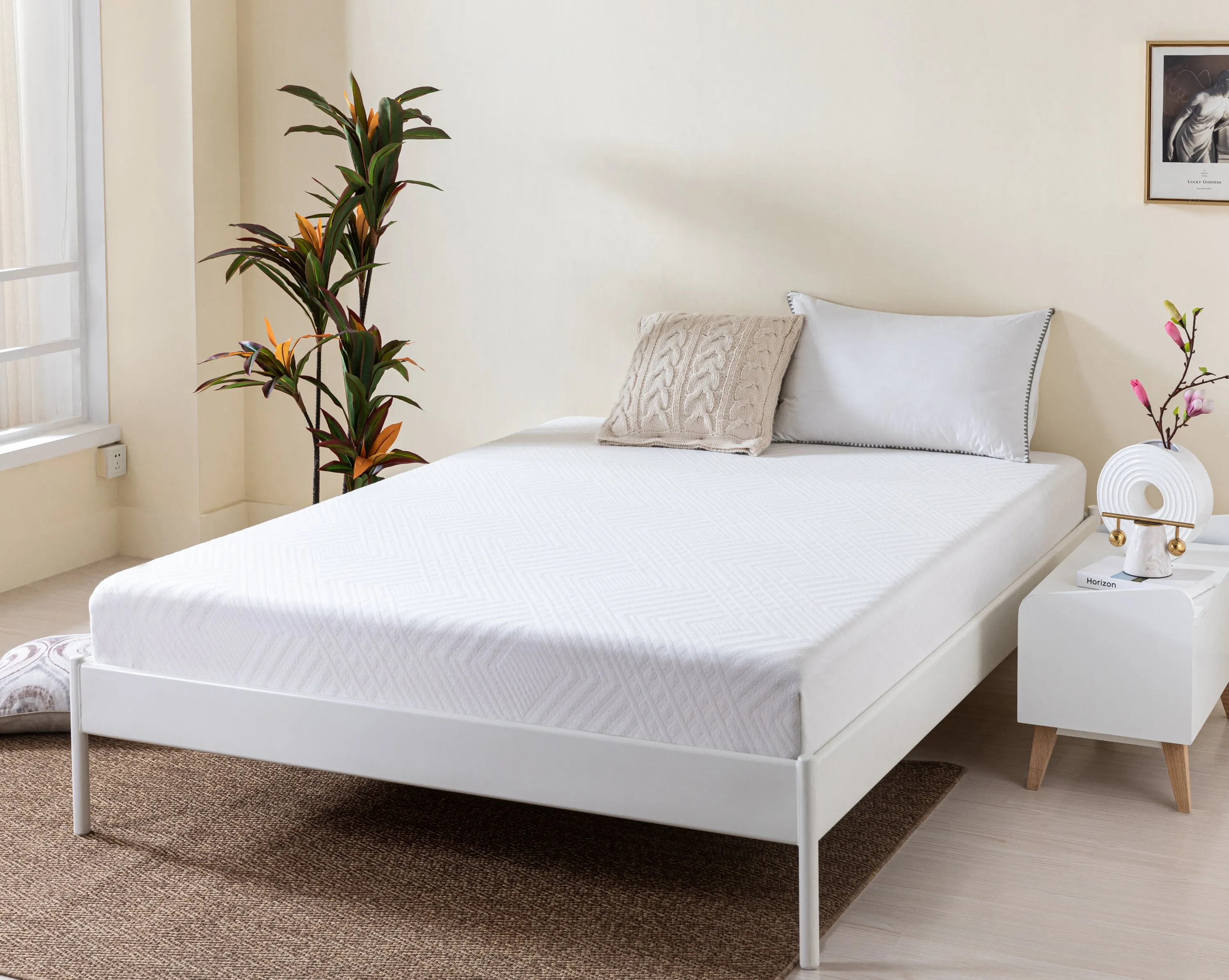 Eze Green Tea Infused Memory Foam 8" Mattress - Twin