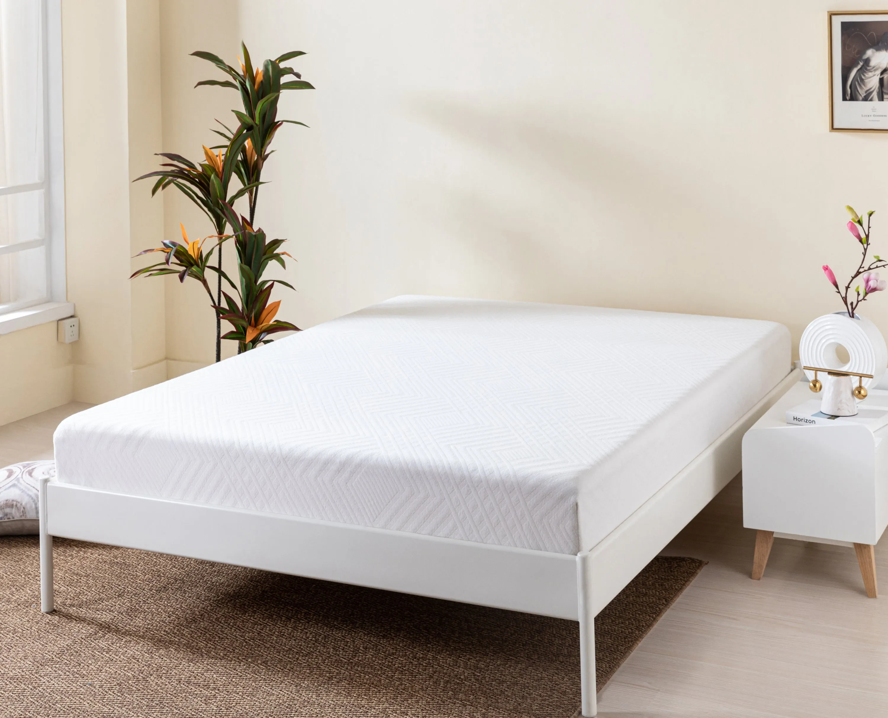 Eze Green Tea Infused Memory Foam 8" Mattress - Twin