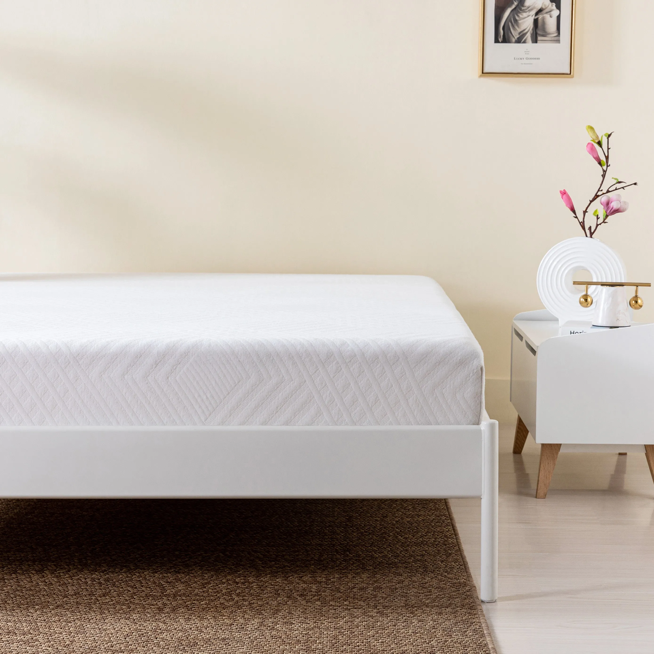 Eze Green Tea Infused Memory Foam 8" Mattress - Twin