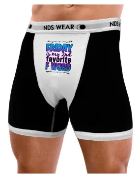 Friday - 2nd Favorite F Word Mens Boxer Brief Underwear