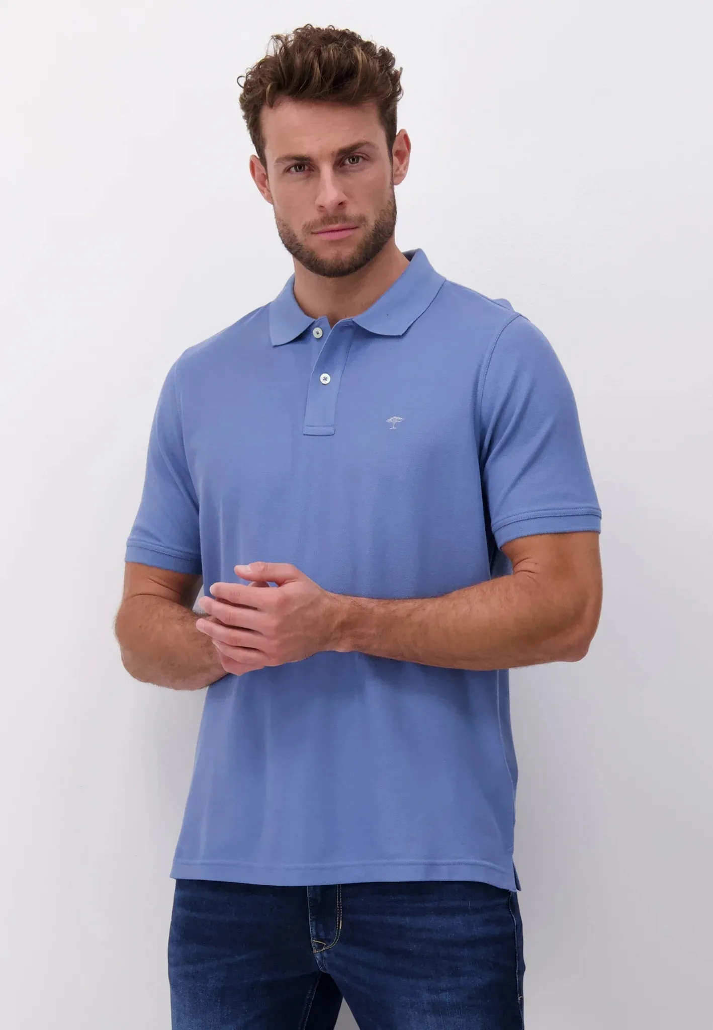 FYNCH HATTON Pique Polo Shirt - Men's Supima Cotton – Pacific